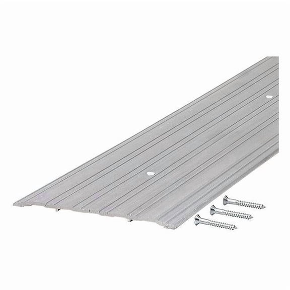 Manufacturer Varies Saddle Threshold,Fluted Top,3 ft.,Alum 5MFJ4