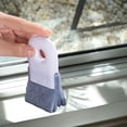 thumbnail image 1 of Limpiador de rieles de portátil, práctico y reutilizable, cepillo de limpieza de ranuras para ventanas domésticas, cepillo de limpieza de Blanco, 1 of 8