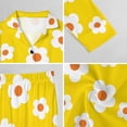 thumbnail image 6 of Top-kevin Women's Pajama Sets Tooth Crown Long Sleeve Lounge Sets Pjs Sleepwear with Pockets, 6 of 12