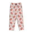 thumbnail image 4 of Daiia Strawberry And Flowers Women's Sleep Pant with Pockets and Drawstring,Pajama Pants-Medium, 4 of 9