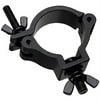 ALUMINUM MEDIUM-DUTY CLAMP IN BALCK W/HEX BOLT & STANDARD WING NUT