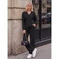 thumbnail image 3 of MINTREUS Women's 2 Piece Matching Lounge Sets Soft Loungewear 2026 Trendy Fall Outfits, 3 of 7