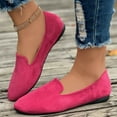thumbnail image 5 of QYZEU Wide Ballet Flats for Women Womens Flat Shoes 8 Round Toe for Women Dressy Comfortable Slip On Dress Business Casual Shoes Women Wide Width Flat Shoes Hot Pink 36, 5 of 7