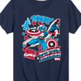 thumbnail image 3 of Marvel Captain America - Stickers - Toddler and Youth Short Sleeve Graphic T-shirt, 3 of 5