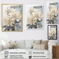 thumbnail image 4 of Designart "Simplistic Floral Array I" Rhododendron Canvas Prints, 4 of 7
