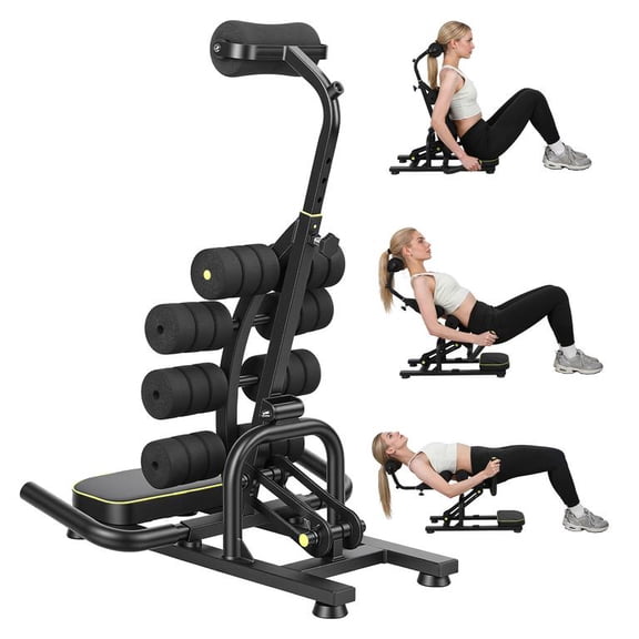 Portable Inversion Stretcher, 330 LBS Capacity, Ergonomic Spine Design, Safe Inversion Alternative, Heavy Duty Metal, for Seniors & Kids, Back Pain Relief, Compact & Durable