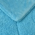 thumbnail image 5 of 2 Piece Sherpa Fleece Bed Blanket Twin,Thick Warm Baby Borrego Blanket With Pillow Case, 5 of 5