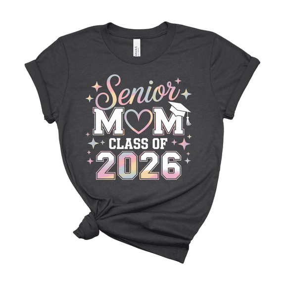 Senior Mom Class of 2026 T-Shirt Proud Graduation Mom Shirt 2026 Senior Mom Gift Tee Class of 2026 Mom Apparel