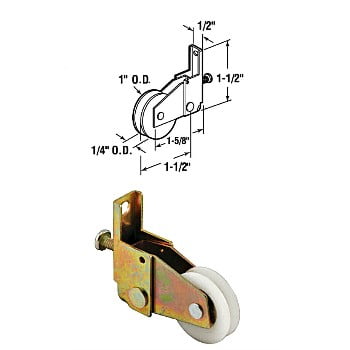 

PrimeLine/SlideCo PrimeLine/SlideCo B605 Screen Door Roller Assembly