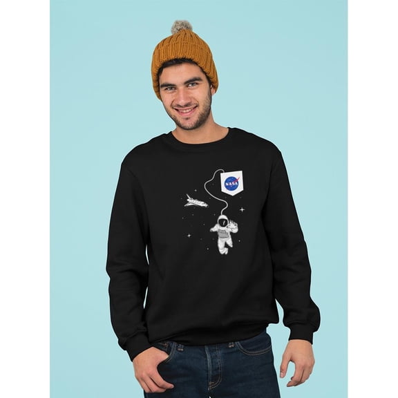 NASA Nasa Space And Stars Sweatshirt Men -NASA Designs, Male Medium