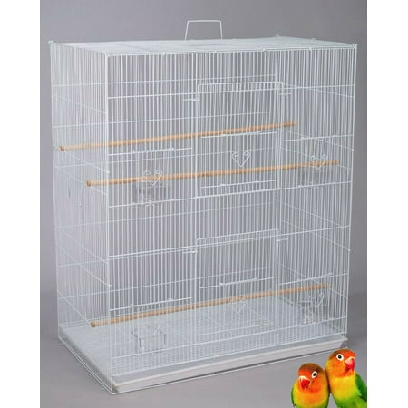 X-Large Flight Bird Breeding Breeder Cage With 3/8-inch Bar Spacing for Small Sized Parakeet Lovebird Canary Aviary Budgies Finches