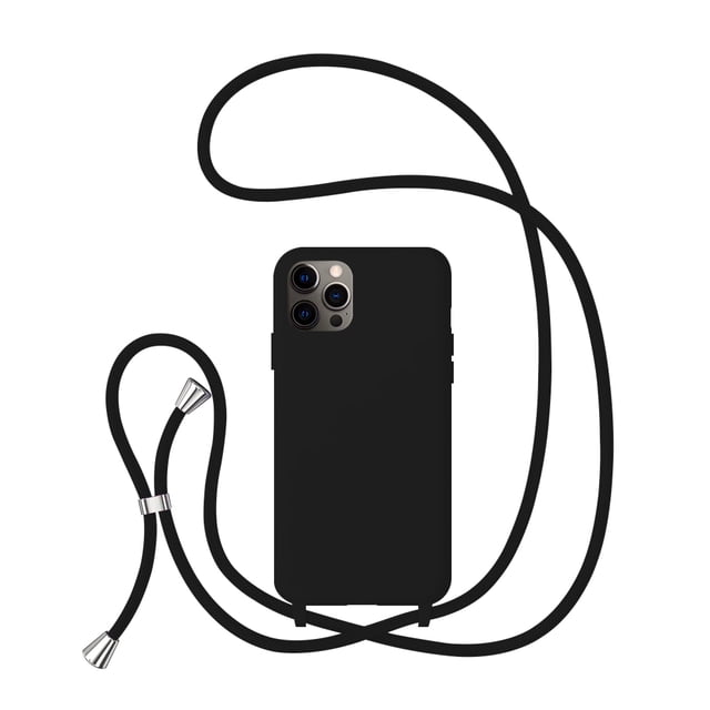 Funda de Protección para iPhone 12 Series - Sovico - Silicón con Correa