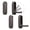 Gray, variant on Folding Coat Hooks, 2 Pcs Foldable White Wall Hooks Heavy Duty Foldable Hook Bathroom Towel Hooks Robe Hooks Wall Mounted for Hanging Coat Towels Clothes Hat Bags Keys