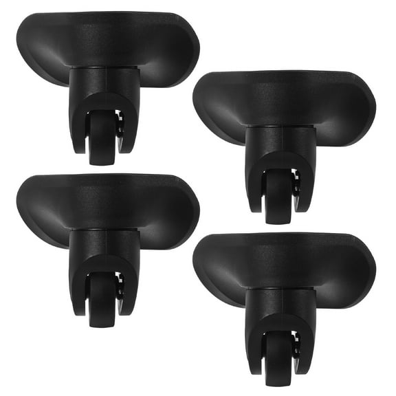 Hemoton 2 Pcs Luggage Universal Wheel 11.00X10.00X9.00CM Black