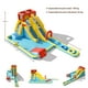 thumbnail image 3 of Costway Casa Inflable de Rebote Infantil Parque Acuático con Doble Tobogán Juego de Baloncesto Pistola de Agua Pared de Escalada 622 x 335 x 225 cm, 3 of 10
