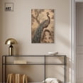 thumbnail image 3 of French Decor Peacock Canvas Retro Japanese Art Prints by Art Remedy, Silver Frame, 20" x 30", 3 of 7