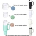 thumbnail image 5 of Tumbler Ice Mold for Stanley Cup 30-40 oz - Silicone Cylinder Ice Mold with Lid, Easy Fill and Release Ice Maker for Ice Drink, Juice, Whiskey, Cocktail, Coffee, Summer Gifts, 1PCS 1st, 5 of 8