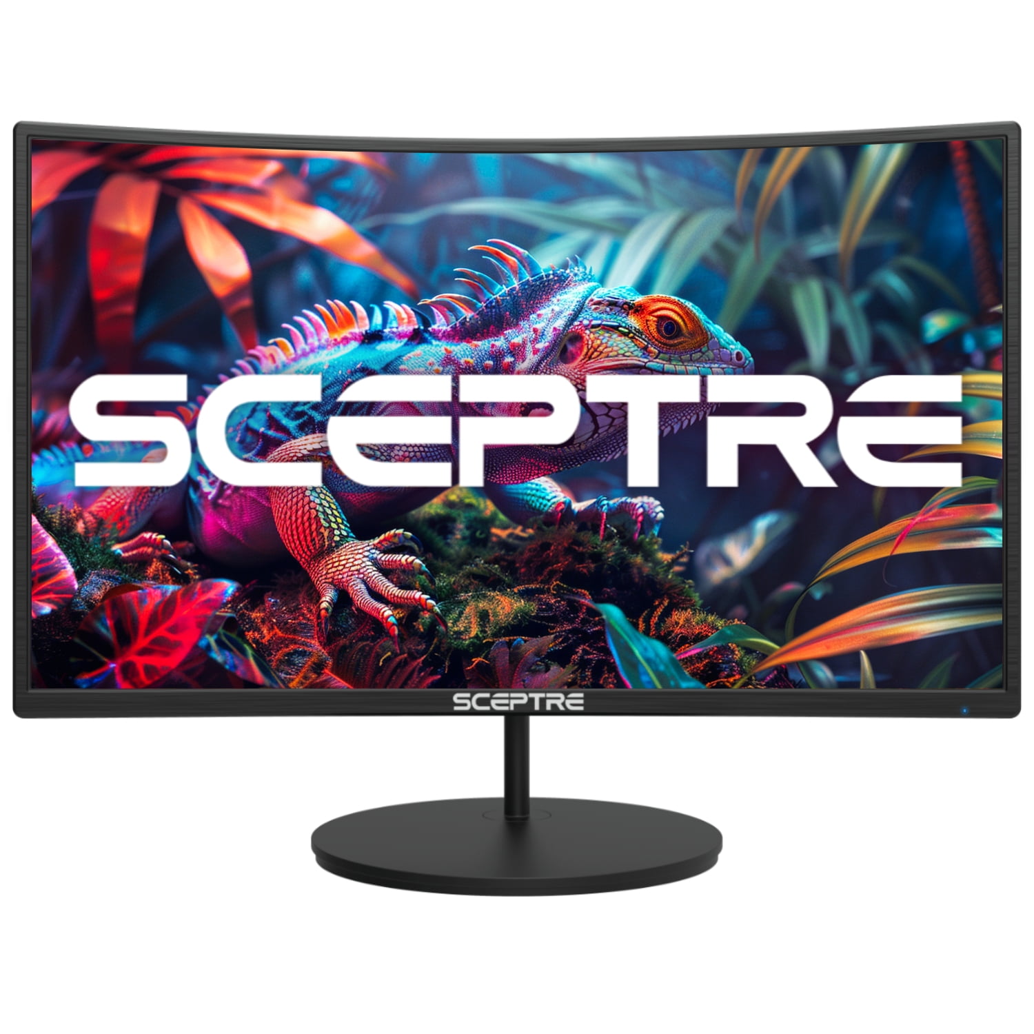 Sceptre 24-inch Curved 100Hz Gaming Monitor HDMI x2 VGA 100% sRGB Eye-Care, Build-in Speakers Machine Black 2024 (C248W-1920RNR Series)