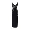 thumbnail image 1 of Vestido Bellabarnetten Juyce maxi con vendaje de diamante sin mangas, 1 of 7