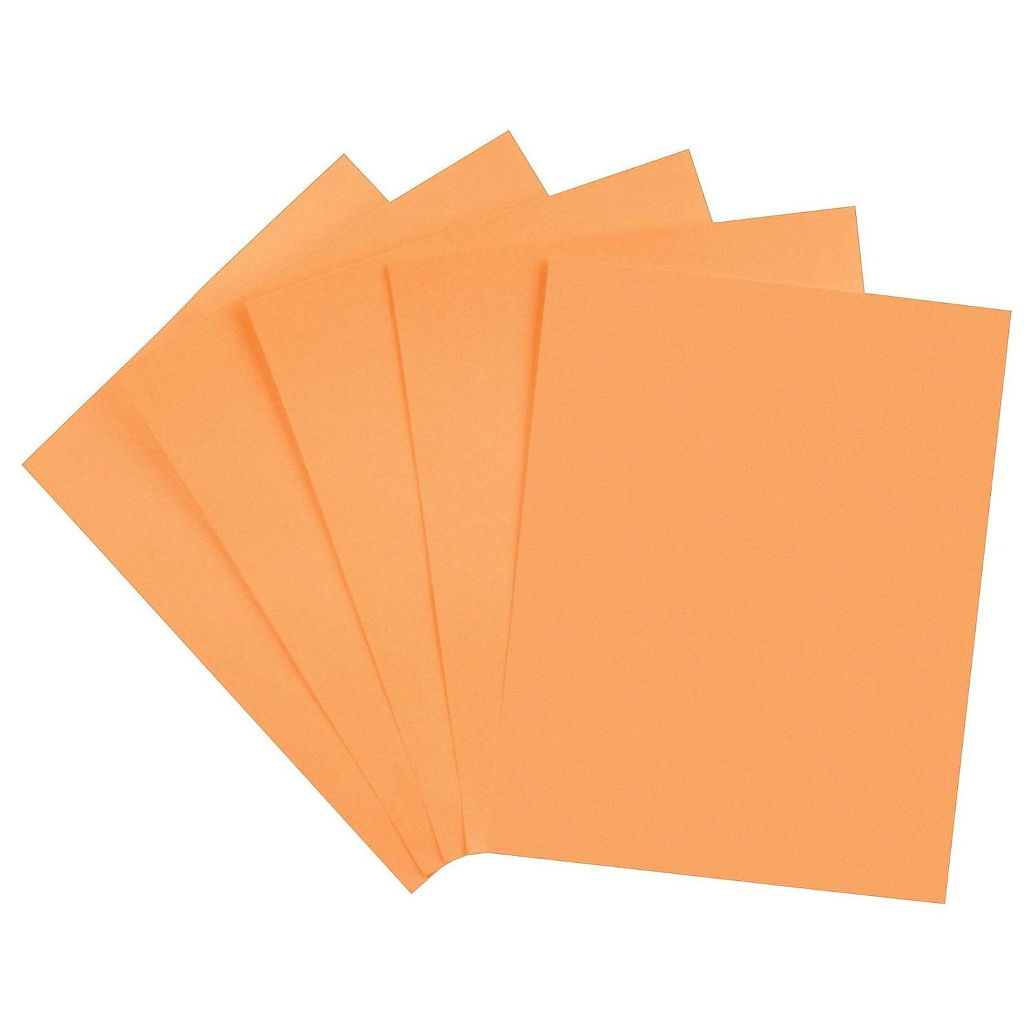 Staples Brights 24 lb. Colored Paper Orange 500/Ream 733086