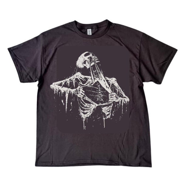 Dressing recommendations men's casual sports set + skull print round neck T-shirt and shorts - breathable, slightly elastic, able for summer vacation wear.