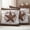 Grey Brown, variant on Texas Star Vintage Outdoor Waterproof Pillow Covers, Brown Retro Art Red Berry Wooden Decorative Square Throw Pillowcase Sofa Cushion Sham for Patio/Couch/Chair, 20"x20" 2 Pack