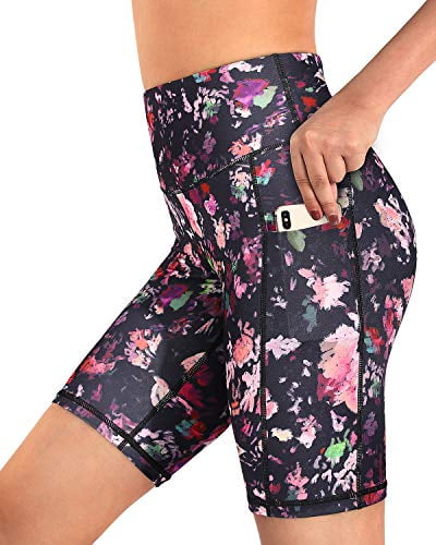 patterned workout shorts