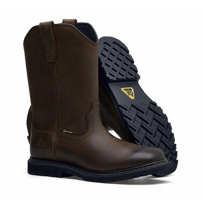 ACE Work Boots Waggoner Mens Work Boots ‚Äì 10inch Leather  display picture 2