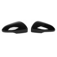 thumbnail image 4 of 2 Pcs Car Rear View Mirror Cover Exterior Wing Mirror Protective Cap Replacement for Ford Fusion Glossy Black, 4 of 14