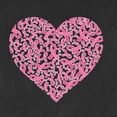 thumbnail image 5 of Wild Bobby, Pink Ribbon Heart, Breast Cancer Awareness, Men Premium Tri Blend Tee, Vintage Black, X-Large, 5 of 5