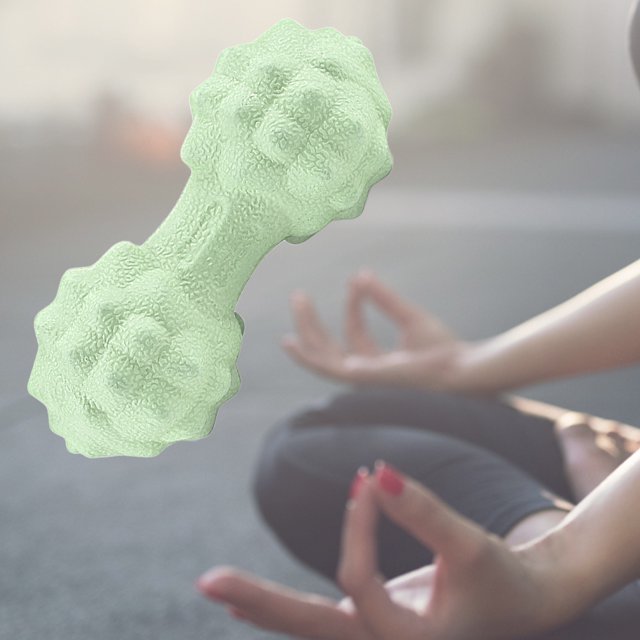 Bola de adsorción de masaje TPR Protuberancias ligeras para el cuidado del cuerpo (verde) Tmvgtek Cuidado Belleza