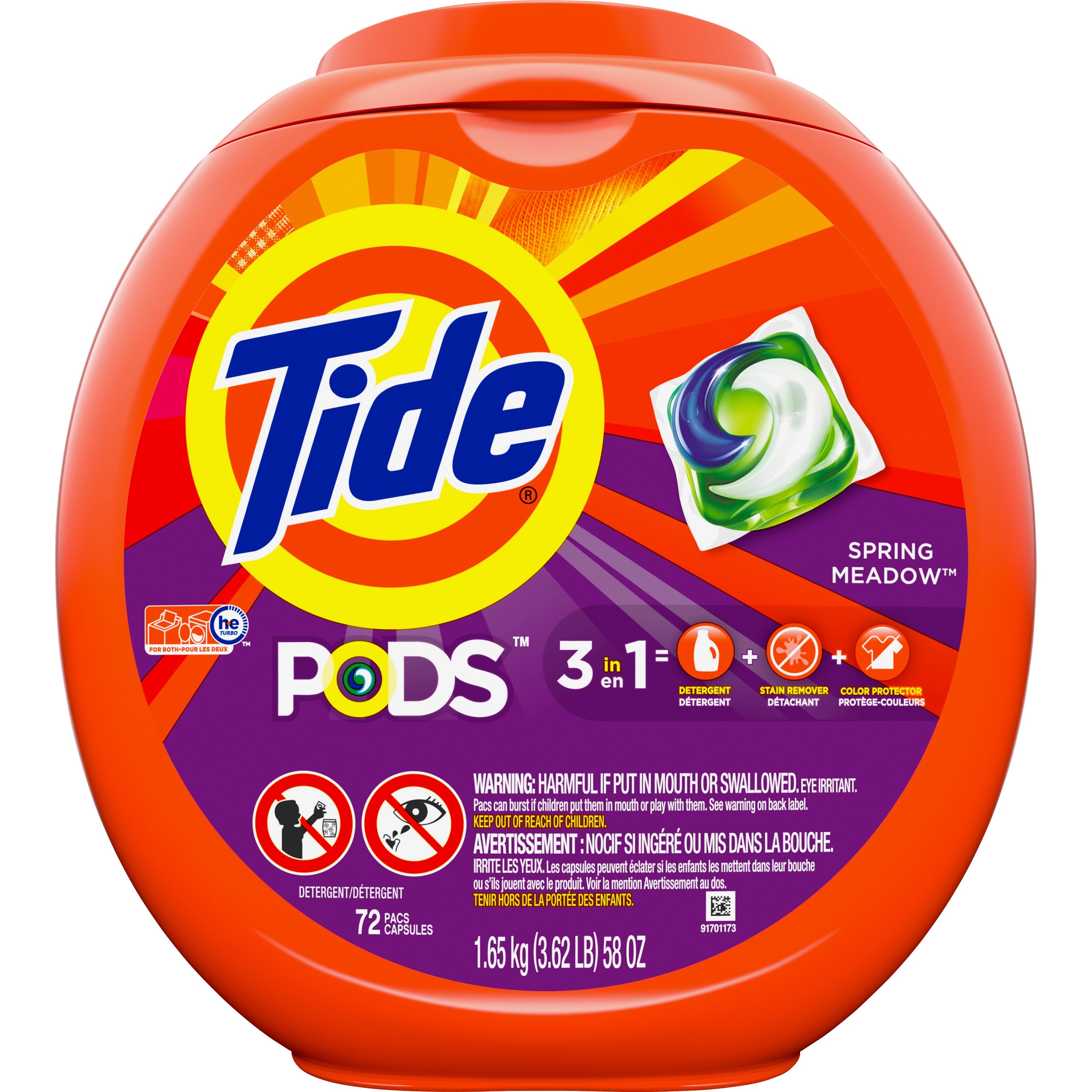 Tide, PGC50978CT, Pods Laundry Detergent, 288 / Carton, Blue - Walmart ...