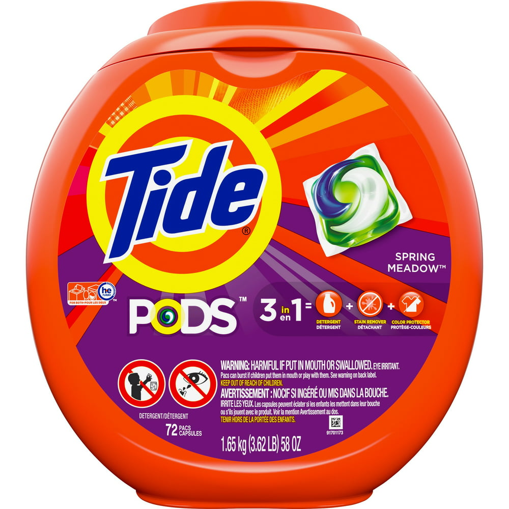 Tide, PGC50978CT, Pods Laundry Detergent, 288 / Carton, Blue Walmart