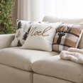 thumbnail image 2 of Bouclair Black Eika Antler Cushion Cover, 2 of 5