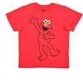 thumbnail image 5 of Sesame Street Boy's 4-Pack Elmo, Cookie Monster, Oscar and Big Bird Tee Shirt Set, 5 of 7