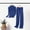 Blue, variant on siminseming Christmas Women Pajama Sets Round Neck Cotton Long Set Women's Thermal Underwear Thin Cotton Sweater Line Clothing Autumn And Winter Clothing Shoes & Accessories