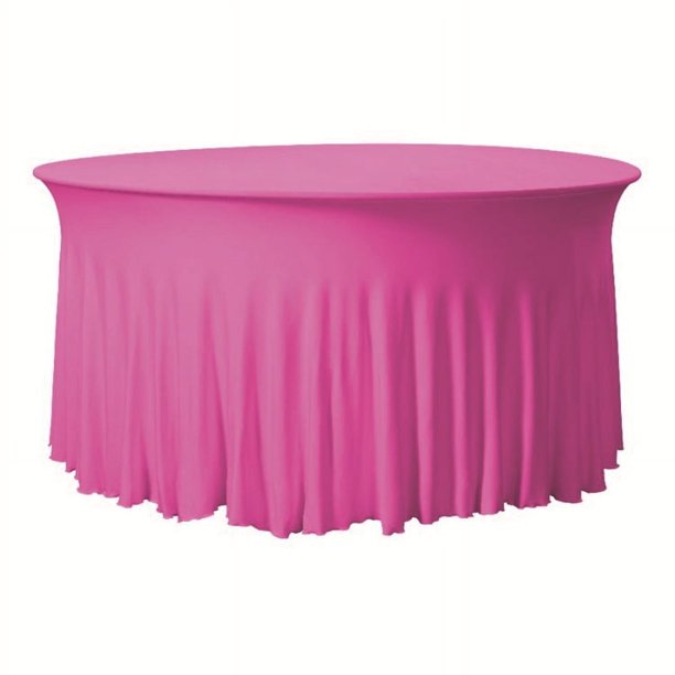 Mantel elástico con falda redonda, mantel creativo con forma de medusa, mantel elástico para banquete de boda o bar