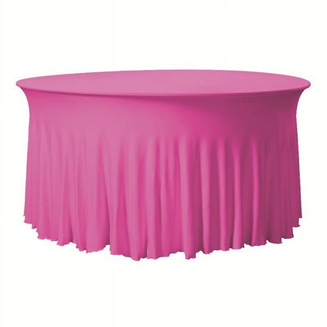 Mantel elástico con falda redonda, mantel creativo con forma de medusa, mantel elástico para banquete de boda o bar