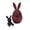 E 15.2cmREN BLACK, variant on 3D printed Easter gift surprise egg with movable joints, rabbit decorative figurine, handmade