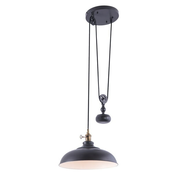 Aztec Lighting Industrial 1-light Olde Bronze Pendant - Walmart.com