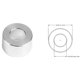 thumbnail image 4 of 30X Cojinete de Junta de Columna de Aluminio 6mm Buje de Aluminio Barrera de Aluminio Accesorios de Impresora 3D para, 4 of 6