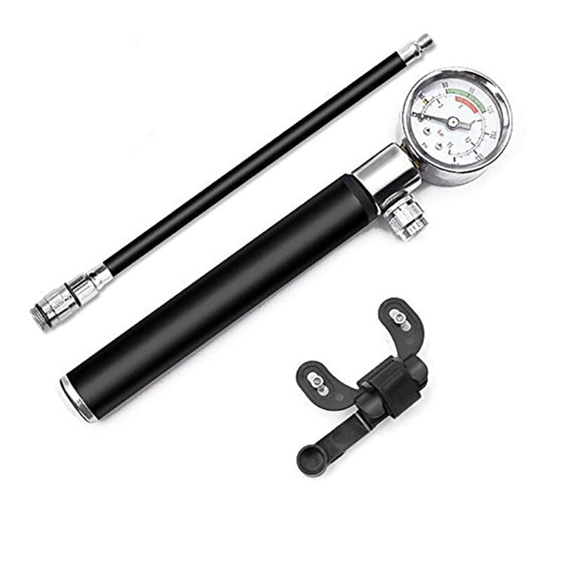 Ultralight Mini MTB Bike Air Pump With Pressure Gauge Portable Bicycle
