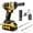 4.0AH Battery + Four-Piece Accessory Pack, variant on 21V Cordless Impact Wrench Kit, 4.0Ah Battery, Heavy Duty Electric Impact Gun for Auto Repair