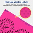 thumbnail image 5 of Avery Printable Round Labels, Neon Magenta, 3.5" Diameter, 40ct, 5 of 11