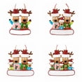 thumbnail image 2 of Árbol De Navidad Personalizado Con Familia De Renos, Ciervo, Santa, Familia, Alce, Vacaciones, Invierno, Tradición, Decoración De Regalo matsuzay HA042658-04, 2 of 6