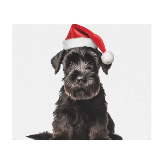 DistinctInk Mouse Pad - 1/4" Foam Rubber - Giant Schnauzer Puppy