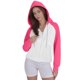 thumbnail image 4 of Sudaderas con capucha para mujer,Sudadera con capucha y cremallera para mujer, chaqueta informal con cordón y bolsillos, mezcla de poliéster, cuello redondo, ideal para usar en casa, sopatenor, 4 of 8