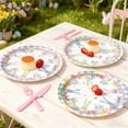 thumbnail image 6 of CuiLiyq 25 Pcs Easter Paper Plates, 7 Inch Disposable Dessert Plates with Colorful Bunny Patterns, for Easter Party Decoration, Spring Tableware and Party Supplies, 6 of 6