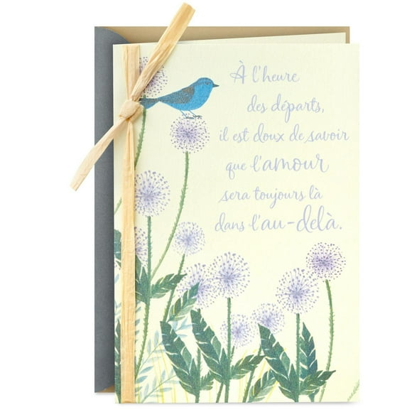 Carte de condoléances – Hallmark (L'amour)