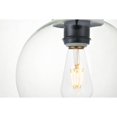thumbnail image 4 of Baxter 1 Light Black Pendant With Clear Glass, 4 of 7